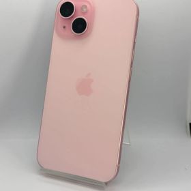 【BT84%】iPhone 15 256GB ピンク AU SIMロック解除済み #120