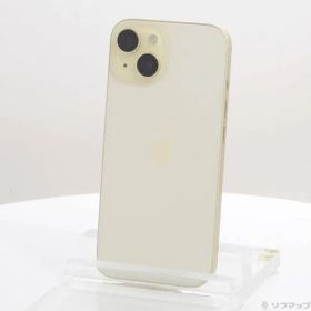 ソフマップ 〔中古品〕 iPhone15 128GB イエロー MTMK3J／A SIMフリー【305】