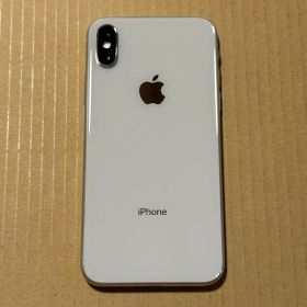 iPhone X シルバー 64GB SIMフリー 【箱・充電器付き／外装美品】