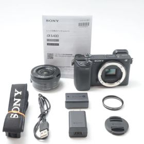 ソニー SONY α6400 パワーズームレンズキット ILCE-6400L B