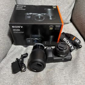 2028.9まで保証ありSONY α6400 ダブルズームレンズキット 美品
