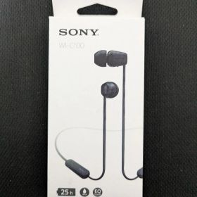 SONY WI-C100 ブラック イヤホン