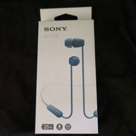 SONY WI-C100 ワイヤレスイヤフォン ブルー