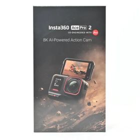 ＜未開封品＞Insta360 Ace Pro 2｜ライカ共同開発8Kアクションカメラ｜防水仕様×1/1.3型センサー×デュアルAIチップ搭載｜暗所性能・手ブレ補正・AI編集強化モデル