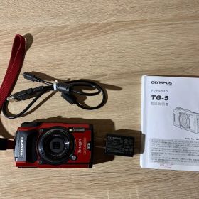 7880 OLYMPUS TOUGH TG-5 レッド 動作確認済み デジカメ 美品