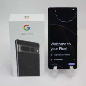 016)【美品】Google Pixel 7 Pro 128GB Obsidian SIMフリー スマホ