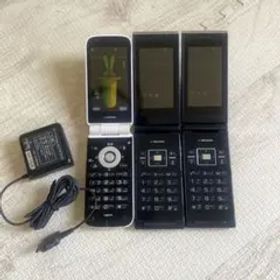 docomo F-07D ホワイト + SH-02E + SH-01F セット