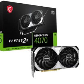 【中古】 MSI GeForce RTX 4070 VENTUS 2X 12G OC グラフィックスボード VD8471
