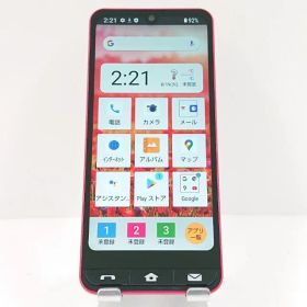 BASIO active SHG09 au レッド 送料無料 本体 c16874