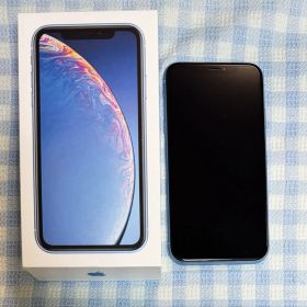 iPhone XR 128GB SIMフリー ブルー本体＋箱セット
