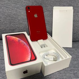 美品 iPhone XR 128GB 本体 (PRODUCT RED)