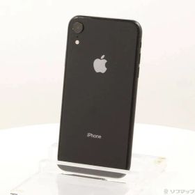 ソフマップ 〔中古品〕 iPhoneXR 64GB ブラック NT002J／A SIMフリー【258】