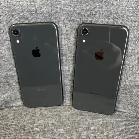 2台まとめ売り iPhone XR 64GB ブラック SIMフリー