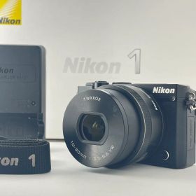 【ショット数6000・返品保証】Nikon1 J5 ブラック 標準レンズキット