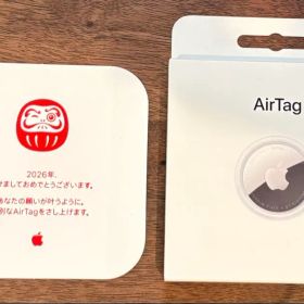 【新品未使用】AirTag※ダルマ柄