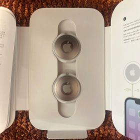 Apple AirTag 本体2pack 箱、説明書付