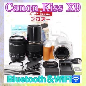 キヤノン(Canon)の❤️付属品多数❤️Canon Kiss X9 高級STMレンズセット❤️一眼レフカメラ(デジタル一眼)