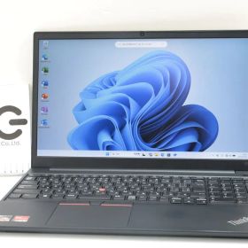 美品15.6型 Lenovo ThinkPad E15 Gen2 Ryzen 5 4500U★6コア Core i7相当 8GB/SSD256GB カメラ ノートパソコン Windows11 17461