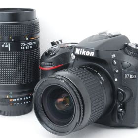★高画質＆高性能！スマホ転送OK☆ニコン D7100 ダブルズームキット★