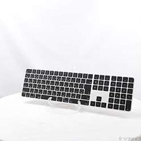 Appleシリコン搭載Macモデル用Touch ID搭載 Magic Keyboard テンキー付き 日本語JIS ブラックキー MMMR3J／A