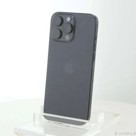 ソフマップ 〔中古品〕 iPhone16 Pro Max 256GB ブラックチタニウム 3N528J／A SIMフリー【297】