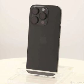 ソフマップ 〔中古品〕 iPhone16 Pro 128GB ブラックチタニウム MYMV3J／A SIMフリー【368】
