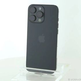 ソフマップ 〔中古品〕 iPhone16 Pro Max 256GB ブラックチタニウム 3N528J／A SIMフリー【262】