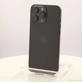 ソフマップ 〔中古品〕 iPhone16 Pro Max 256GB ブラックチタニウム MYWG3J／A SIMフリー【262】
