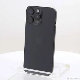 ソフマップ 〔中古品〕 iPhone16 Pro Max 256GB ブラックチタニウム MYWG3J／A SIMフリー【262】