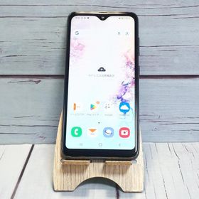 au Galaxy A20 SCV46 Black 本体 白ロム SIMロック解除済み SIMフリー C471104