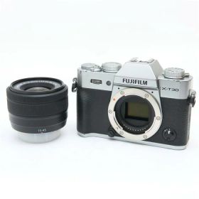 【中古】 《並品》 FUJIFILM X-T30 II レンズキット シルバー 【液晶ファインダーカバー外装ラバー部品交換/各部点検済】 [ デジタルカメラ ]