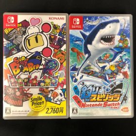 中古 Switch スーパーボンバーマンR 釣りスピリッツ セット