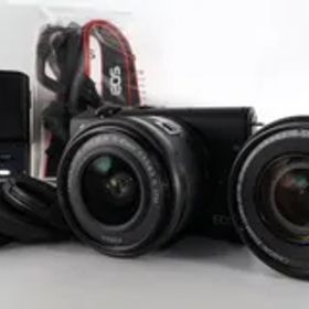 Canon ミラーレス一眼カメラ EOS M200 ダブルズームキット ブラック EOSM200BK-WZK