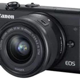 Canon ミラーレス一眼カメラ EOS M200 標準ズームキット ブラック EOSM200BK-1545ISSTMLK