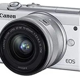【中古】Canon ミラーレス一眼カメラ EOS M200 標準ズームキット ホワイト EOSM200WH-1545ISSTMLK