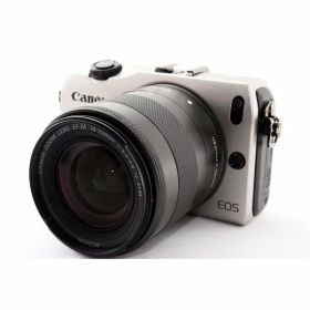 【中古】キヤノン Canon EOS M シルバー レンズキット 美品 軽量・コンパクト