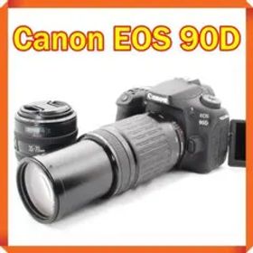 バッテリー2個付き！ Canon EOS 90D ダブルレンズで遠くの撮影も♪