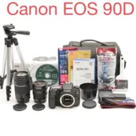 保証付き/Canon EOS 90D標準&望遠ダブルレンズセット