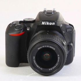 【中古】 (ニコン) Nikon ニコン D5500 18-55VR2 レンズキツト ブラツク【中古カメラ デジタル一眼】 ランク：AB
