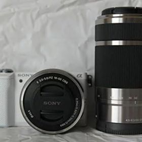 【中古】SONY ミラーレス一眼 α5000 ダブルズームレンズキット ホワイト ILCE-5000Y-W