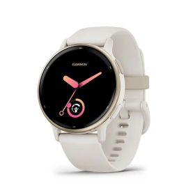 【安心の上場企業】 GARMIN ガーミン vivoactive 5 フィットネスGPSウォッチ 010-02862-41 Ivory/Cream Gold アイボリー ヴィヴォアクティブ 5 スマートウォッチ JAN:0753759329983 【代引き支払い不可】【北海道沖縄離島配送不可】-FK-