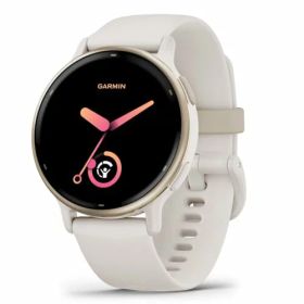GARMIN(ガーミン) vivoactive 5 Ivory/Cream Gold フィットネスGPSウォッチ 睡眠管理/フィットネス年齢/お昼寝検出/Suica対応/心拍センサー/ストレスレベル測定/iOS・アンドロイド対応 / 11日間のバッテリ