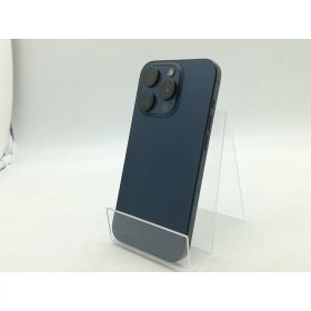 【中古】Apple 国内版 【SIMフリー】 iPhone 15 Pro 128GB ブルーチタニウム MTUA3J/A【大須アメ横】保証期間1ヶ月【ランクB】