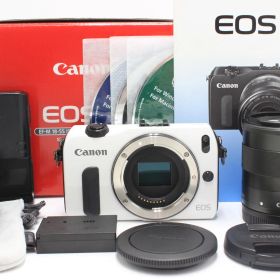 Canon EOS M レンズキット EF-M18-55mm F3.5-5.6 IS STM付属 ホワイト キヤノン