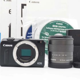 キャノン Canon EOS M2 18.0MP Digital Camera Black 18-55mm Lens [新品同様] #Z5824A