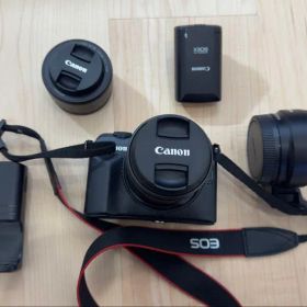 Canon EOS M2 ミラーレス一眼 18-55mm 22mレンズ付き