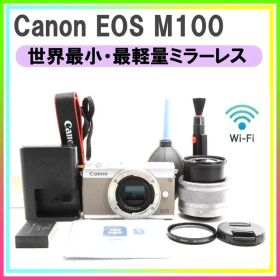 Canon EOS M100❤️スマホへ即転送❤️小型軽量 ミラーレス一眼