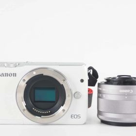 キャノン Canon EOS M10 18.0MP Mirrorless Digital Camera White 15-45mm Lens [新品同様] #Z5451A