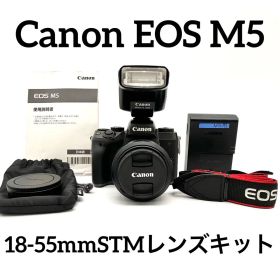 Canon EOS M5 18-55mmSTMレンズキット ブラック