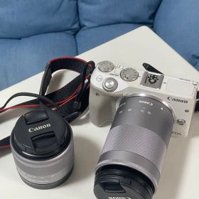 Canon EOS M3 ミラーレス一眼 白 EF-M 55-200mm セット